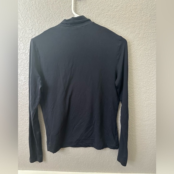 ST JOHN SPORT by MARIE GRAY - black Turtleneck Womens Top Size medium Classic - Picture 4 of 7